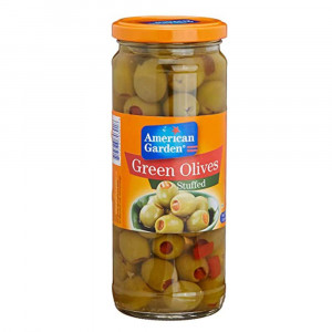 American Garden Green Olives Stuffed 450 gm