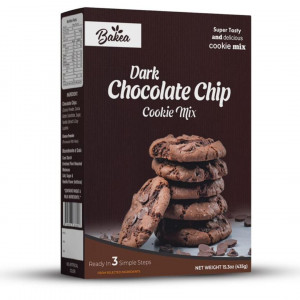 Bakea Dark Chocolate Chip Cookie Mix 435 gm