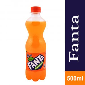 Fanta Orange Flavour Carbonated Drink 500 ml