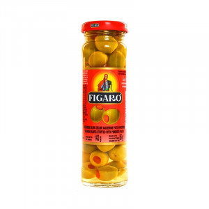 Figaro Green Olives With Minced Pimiento 142 gm