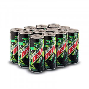 Mountain Dew Slim Can (250mlx12) 250 ml