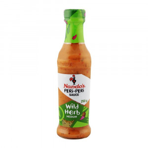 Nandos Peri-Peri Wild Herb Medium Sauce 250 gm