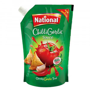 National Chilli Garlic Sauce Pouch 800 gm