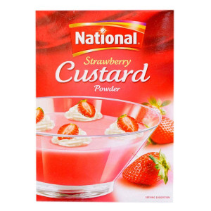 National Custard Strawberry Powder 120 gm