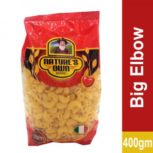 NATURE&S 400g ELBOW BIG PASTA 400 gm