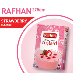 Rafhan Custard Strawberry 275 gm