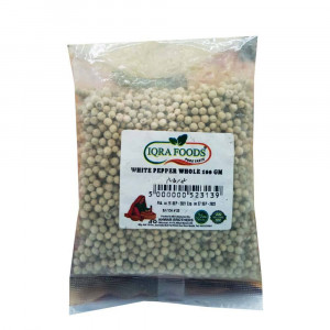 WHITE PEPPER WHOLE (Iqra) 100 gm