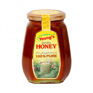 Youngs Honey Natural Glass Jar 125 gm