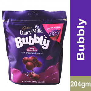 Cadbury Dairy Milk Bubbly Milk Pouch 175.5 gm 1 unit