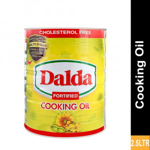 Dalda Cooking Oil Tin 2.5 ltr