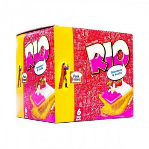 Peek Freans Rio Strawberry Vanilla Half Roll (8pcs) 1 unit Rs. 320