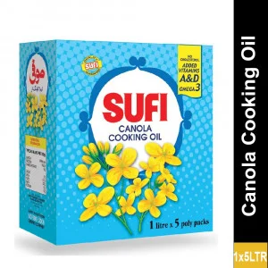 Sufi Canola Oil Carton (1KG x5) 1 unit