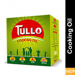 Tullo Cooking Oil Double Refined Carton (1KG x5) 1 unit