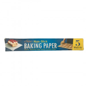 Baking Paper 5 Meters (16.5 ft x 11.9 In)	1 gm