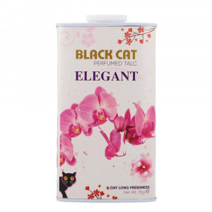 Black Cat Elegant Perfumed Talc 70 gm