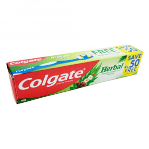 Colgate Herbal Tooth Paste Save Rs.110 Free Tooth Brus... 150 gm