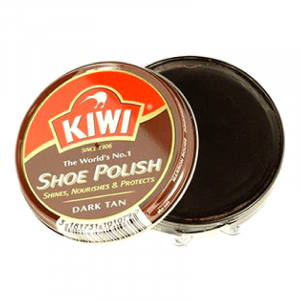 Kiwi Leather Shoe Cream Dark Tan 45 ml