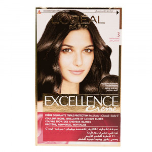 Loreal Excellence Color Dark Chestnut Brown 3 1 unit