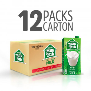 Nestle Milk Pak Full Cream Milk Carton (1x12) 1 ltr